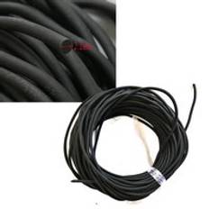 10 meter 2.2mm gummi solid elastisk gummilina gummilina f&#xF6;r fiske traditionell niv&#xE5; rund elastisk rep bunden lina fisk - Svart
