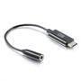 C2G USB C to 3.5mm Audio Adapter - USB C to AUX Cable - USB C to Headphone Jack - USB-C till uttagsadapter för hörlurar - USB-C hane till mini-phone stereo 3.5 mm hona - 15.2 cm