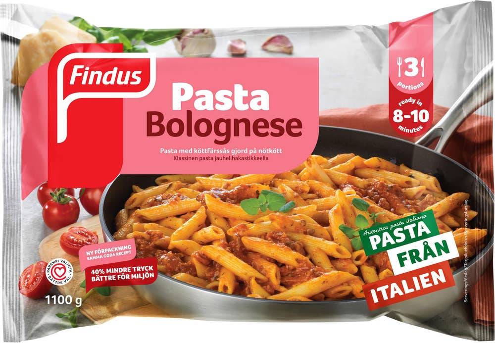 Pasta Bolognese Fryst