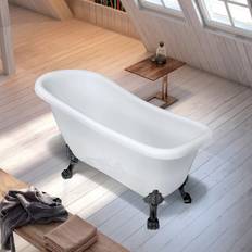 Potebadekar Bathlife Ideal 1530 Hvid/Sort