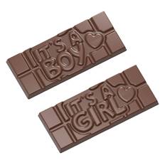 Chokoladebar - It&#39;s a Boy / It&#39;s a Girl Chokoladeform, Chocolate World