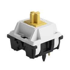 Akko V3 Penguin Silent Tactile Switch für Mechanische Tastatur,Stille Taktile Schalter, 5 Pin 50gf, Schneller Auslöser, 3,3mm Kurzhub, Quiet MX Switches for Gaming Keyboard/DIY Kit (45pcs,Pinguin)