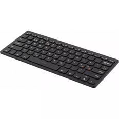 deltaco Wireless mini keyboard w/ muted keys, Bluetooth, 10m, black