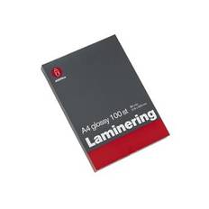 Lamineringsficka Glossy 2x80mic A4 100 / FP