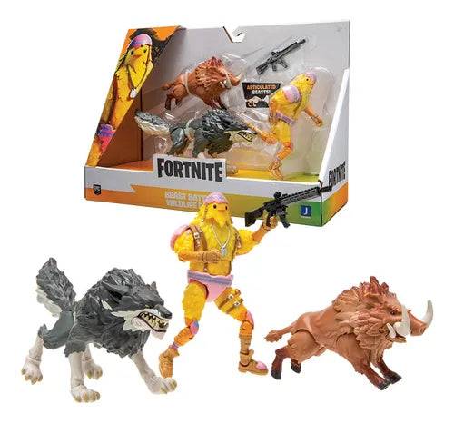Fortnite Figurer Beast Battles 3-Pack i 6-10 cm