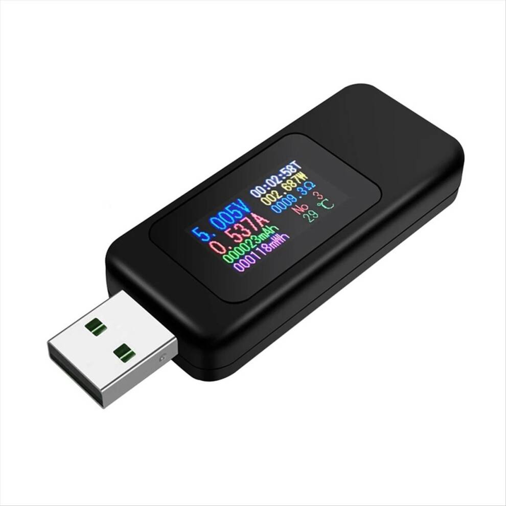 10 i 1 USB-tester DC digitalt voltmeter amperimetro spændingsmåler