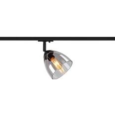 SLV PARA CONE GL GU10, 1 Phasen Spot schwarz / transparent - Leuchten mit 1 Phasen Adapter