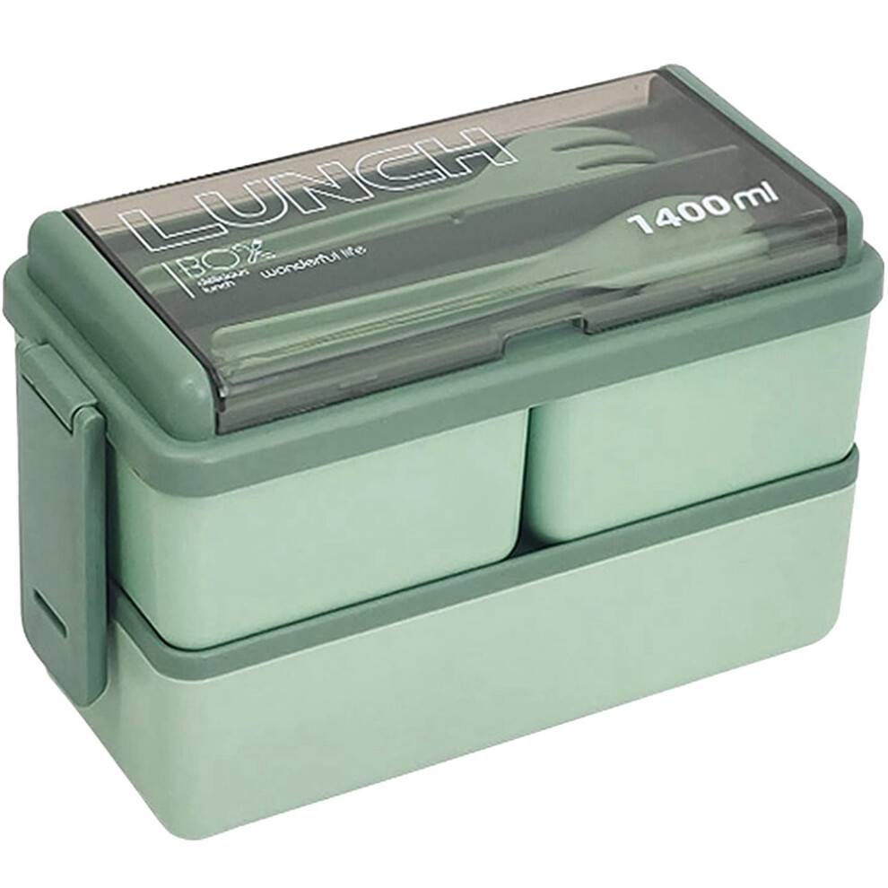Bento Lunch Box for Adults, Kids Leak Proof Meal Prep Portion Control Boxes Style for Compartment Slim Container