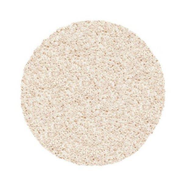 Rundt Tæppe Starlight Hvid Ø200 cm.