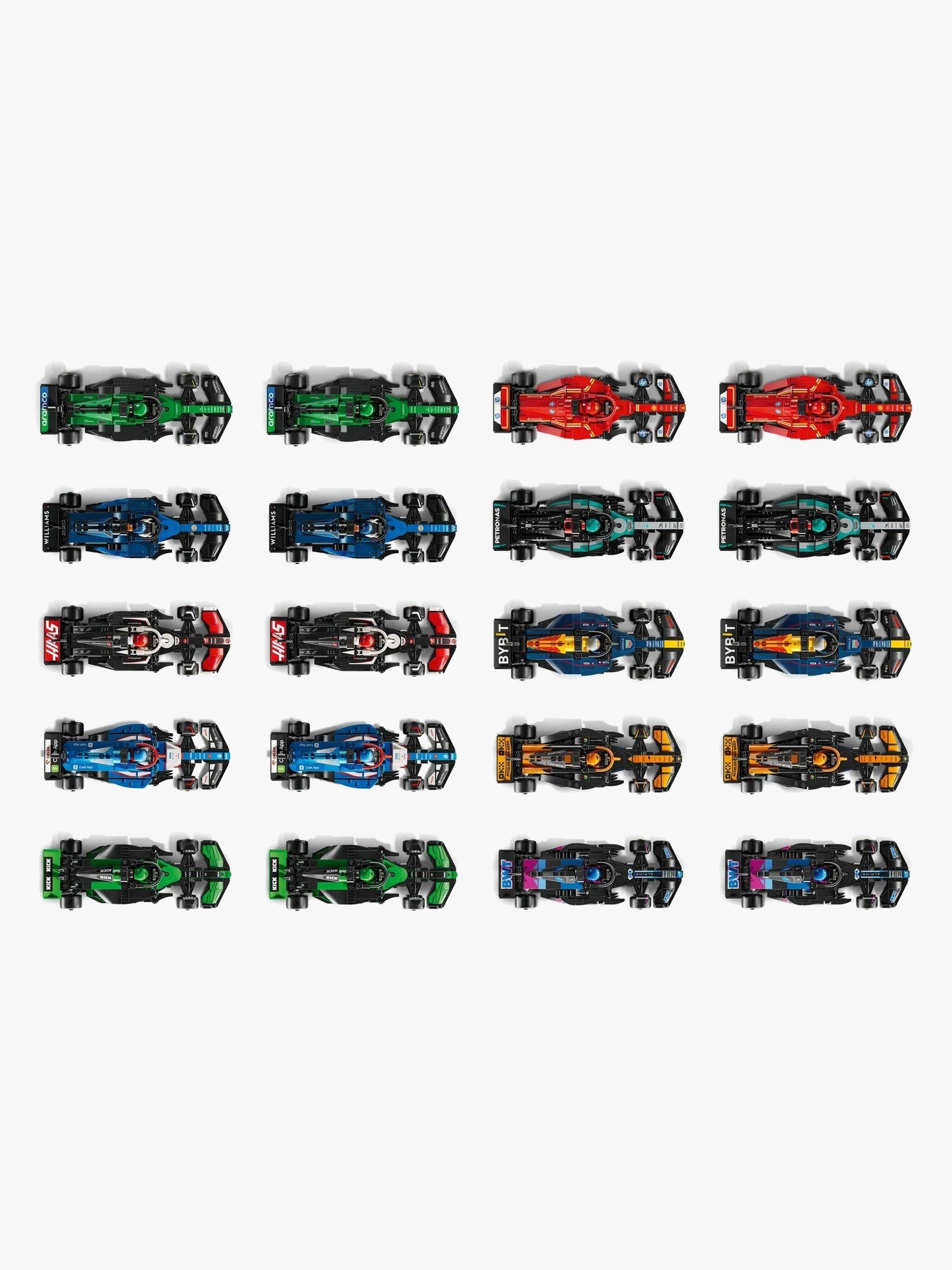 LEGO Speed Champions Full F1 Grid