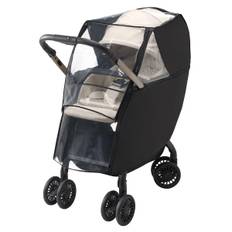 Aprica Stroller Rain Cover Type 4 with 2226940 [Compatible Marl] (Black) svart