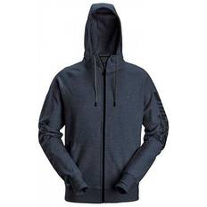 2895 Logo Full-Zip Hoodie, Navy Melange