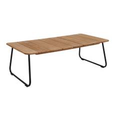 Brafab Nolli sofabord Teaktræ/sort 140 x 70 cm