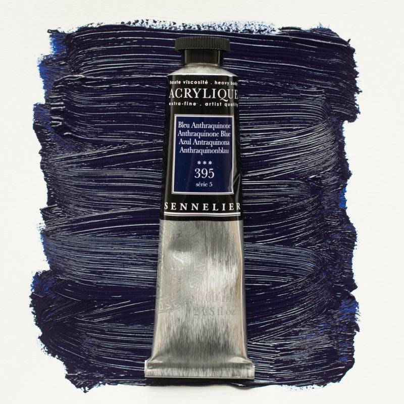 Sennelier Artist Acrylique Akrylfärg 60 ml Anthraquinone blue S5 395 (3F)
