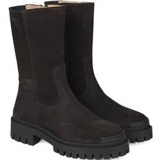 ANGULUS Mellemhøj Chelsea Støvle Kvinde 1716/019 Espresso/black Chelsea Boots Str 41 - Læder hos Magasin