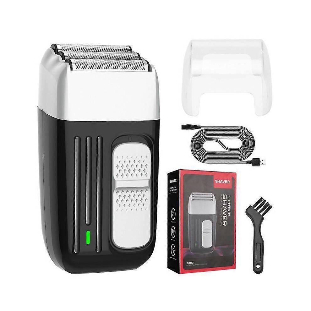 (Yellow) Men's Electric Shaver Tuya Fashion USB Rechargeable Travel Electric Foil Shaver Multifunctional Men's Shaver
