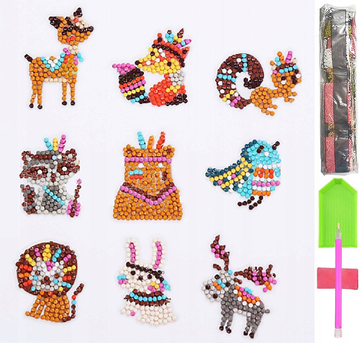 5D Diamond Embroidery Children's Set Of Puzzle Stickers