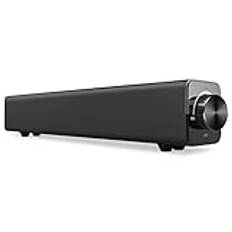 BT Soundbar-högtalare, Bärbar 20W 3D Stereo Surround Sound TV-högtalare för TV, Hemmabio, Vardagsrum Sovrum