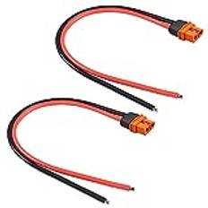 GELRHONR XT60i plugg hona med mantelhöljekskontakt med 300 mm silikontråd, XT60 Pigtail-kabel 12 AWG för RC Lipo batteri FPV drönare – 2 st