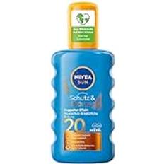 NIVEA SUN solspray, ljusskyddsfaktor 20, sprayflaska, skydd och smuts, 200 ml