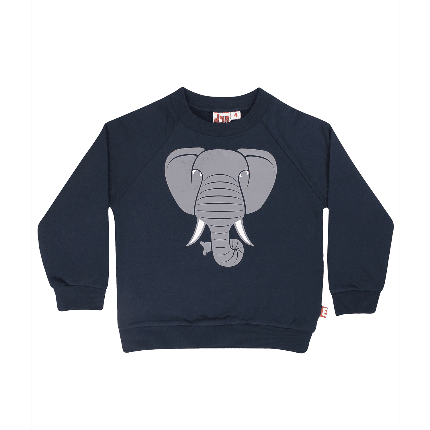 DYR | sweat med elefant, navy