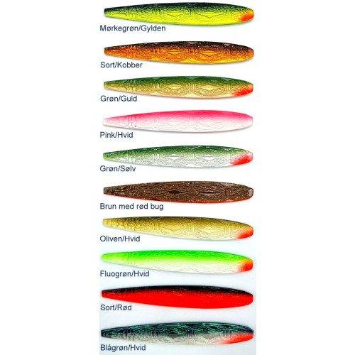 Odin Lures Viking Slim - Sort/Rød