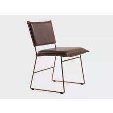 Norman spisestol u. arm - Jess Design Kobber m. Luxor Fango Læder