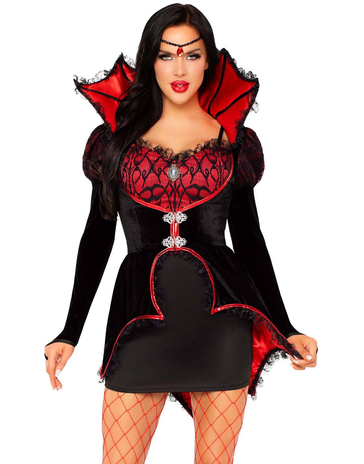 Blodsugende Bombshell Vampyrkostume til Dame