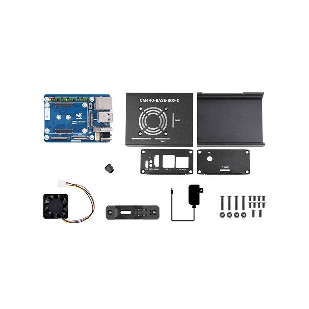 Waveshare for Raspberry Pi Compute Module 4 Base Board Kit Standard CM4 Socket Computing Module Core Board Baseboard