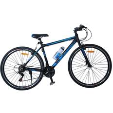 Mountainbike 700C Hybrid - Svart/blå
