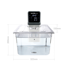 Sous Vide kar 20 liter m. lock till iVide Plus Jnr.