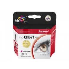 TB - 12.5 ml - magenta - kompatibel - blækpatron (alternativ til: Canon CLI-571XL) - for Canon PIXMA TS5051, TS5053, TS5055, TS6050, TS6051, TS6052,