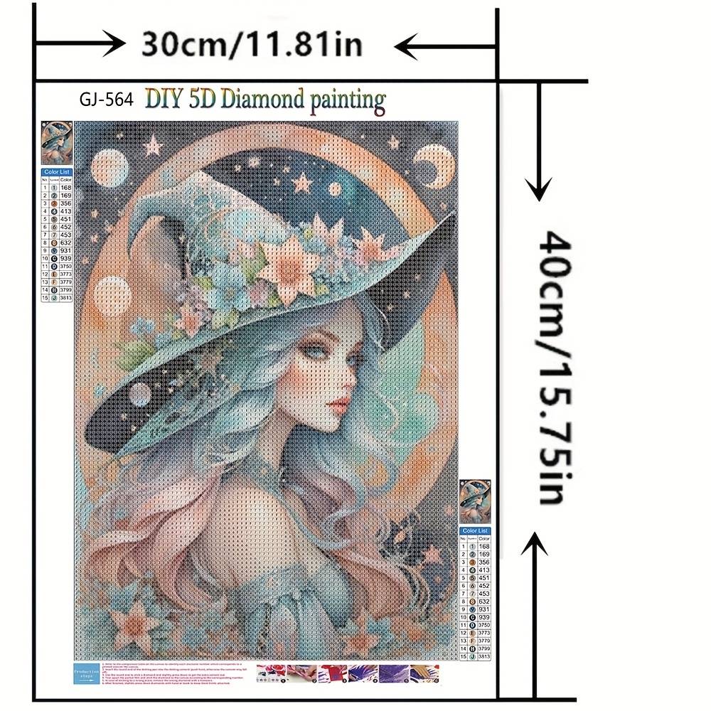 1pc Diy Diamond Painting Figure Beauty Decoration Holiday Gift Mosaic 30*40cm/15.75*11.81in