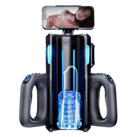 Leten 10 Thrusting High-speed Motor Masturbator with Phone Holder Male Sex Toys