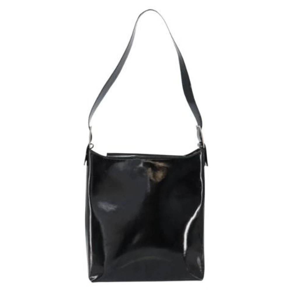 Salvatore Ferragamo Pre-owned Pre-owned Vala Skuldertaske - Vintage - unisex - Sort - ONE SIZE - Uld