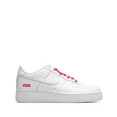 Nike - x Supreme Air Force 1 sneakers - unisex - gummi/läder/polyester - 11 - Vit