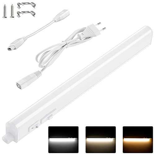 papasbox 4 W LED infälld lampa 30 cm köksunderbyggnad | underkonstruktion kök ljuslist med strömbrytare kontakt | underskådebelysning kök