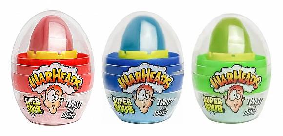 Warheads Super Sour Twist & Shake Eggo.