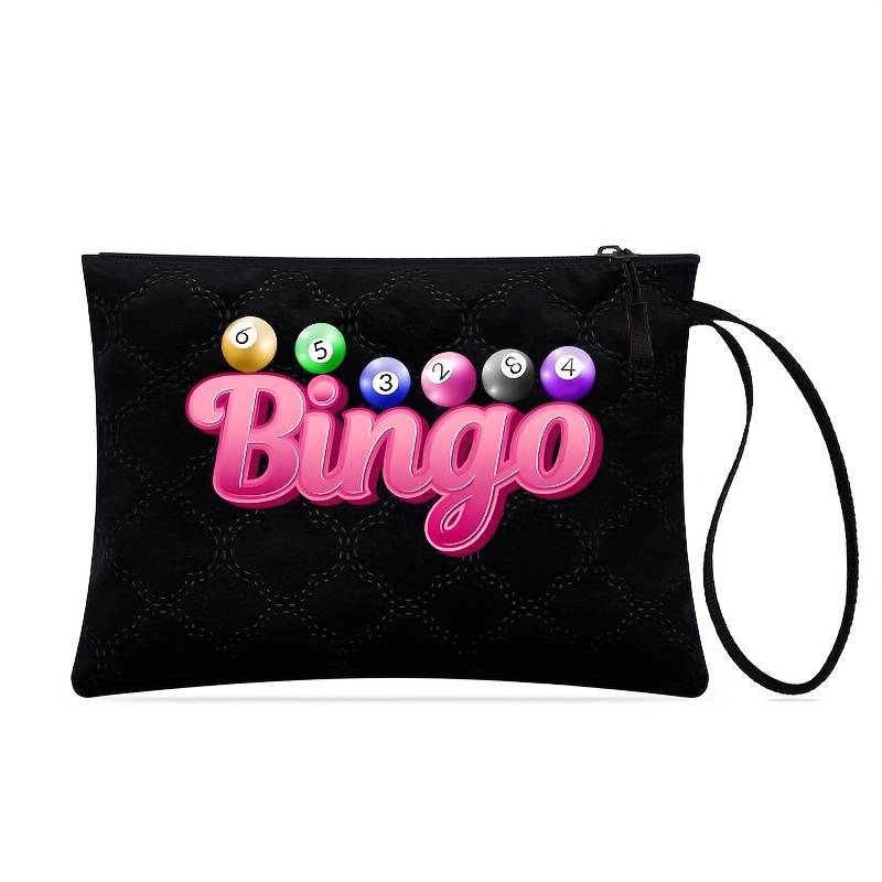 Name/text Cosmetic & Storage Bag - Bingo Markers & Name Printing, Cute Durable Fabric Pouch Suitable For Medication, Candy, Gift For, (hand Washable)