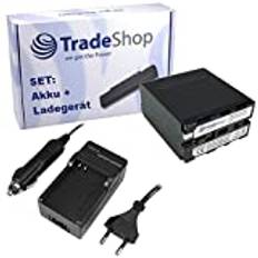 ANGEBOT IM SET: Högpresterande kamera Li-Ion batteri + batteriladdare med biladapter för Sony CCD TRV-715 TRV-716 TRV-72 TRV-720 TRV-75 TRV-78E TRV-81 TRV-815 TRV-82 TRV-85 TRV-87 TRV-88 TRV-90 TRV-91