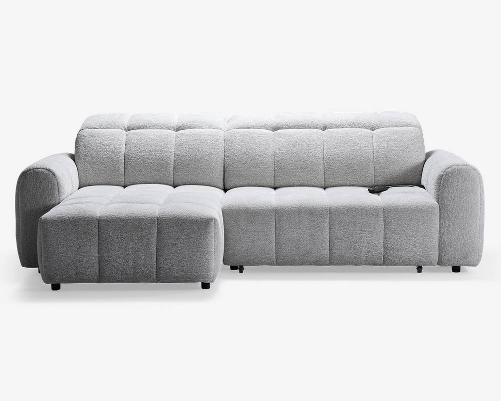 Sofa med chaiselong venstre relaxfunktion