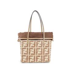 Small Roll raffia crochet Bag