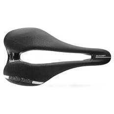 Selle Italia SLR Boost Lady TI 316 Superflow S3 Sadel - Sort