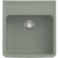 Villeroy & Boch Spülstein Einzelbecken, Farbe R8 Morning Green, Premiumline