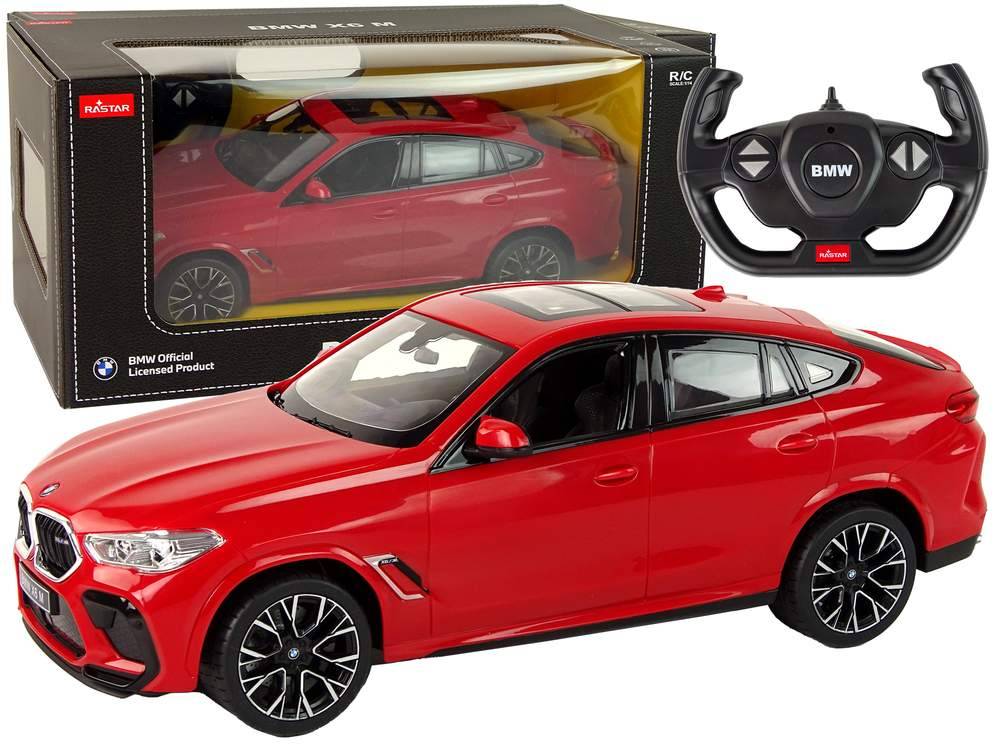 Fjärrstyrd bil, BMW X6 M, skala 1:14, röd