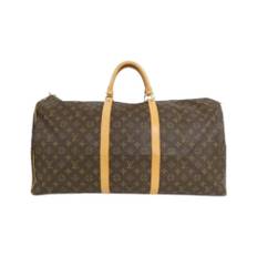 Louis Vuitton Vintage, Vintage , unisex, Brun, ONE SIZE, Læder, Pre-owned Vintage Canvas Weekendtaske