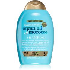 OGX Argan Oil Of Morocco Extra Strenght Genoprettende shampoo til alvorligt skadet og skørt hår 385 ml - 385 ml