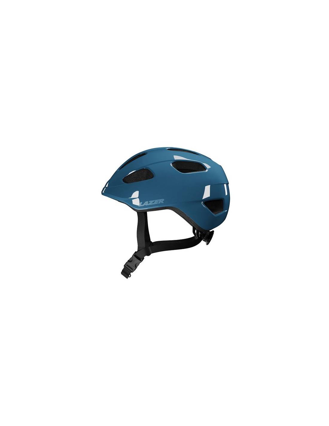 Hjälm Lazer Nutz 2.0 KinetiCore Steel Blue +Grönt spänne (Turnfit) 50-56cm