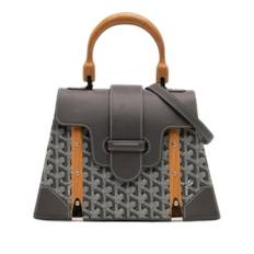 Goyard Vintage, Vintage , Dame, Grå, ONE SIZE, Pre-owned Vintage Canvas Håndtaske