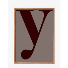 POSTER & FRAME Grey-Y |Brun |42X29.7 cm